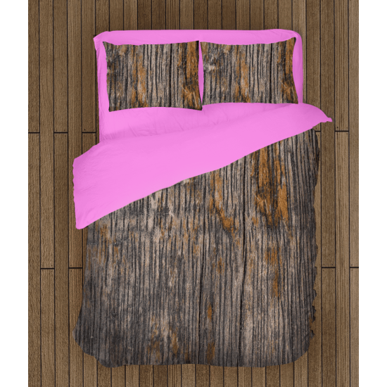 Hnědé povlečení - Old Wood