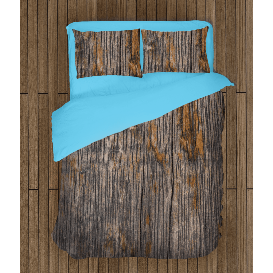 Hnědé povlečení - Old Wood