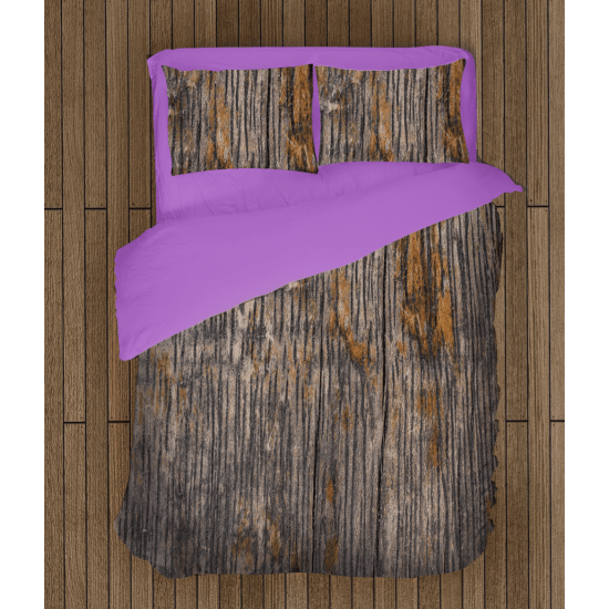 Hnědé povlečení - Old Wood