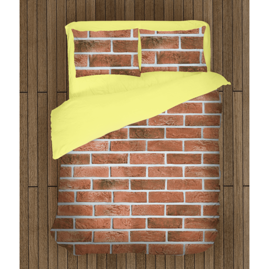 Kvalitex povlečení - Brick Texture