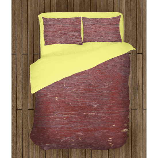 Povlečení luxusní - Wood in Burgundy