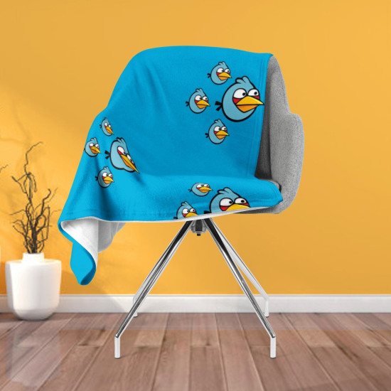 Fleecová deka - Angry Birds Blue