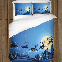 Povlečení vánoční - Santa's Sledge