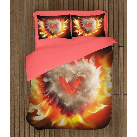 Povlečení srdce - Burning heart
