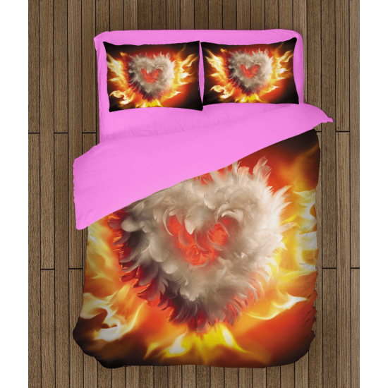 Povlečení srdce - Burning heart