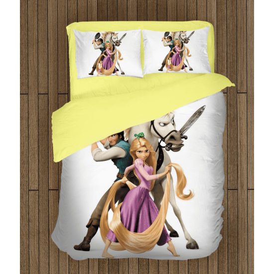 Dětské povlečení Na vlásku - Rapunzel