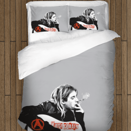 Šedé povlečení - Kurt Cobain