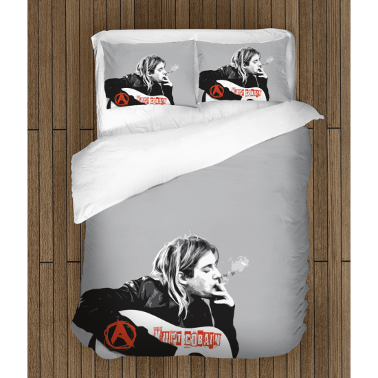 Šedé povlečení - Kurt Cobain