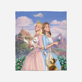 Dětská deka - Barbie Princesses