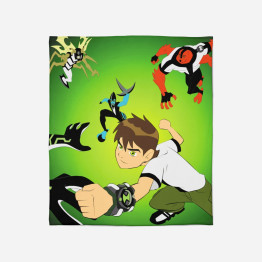 Zelená dětská deka - Ben 10