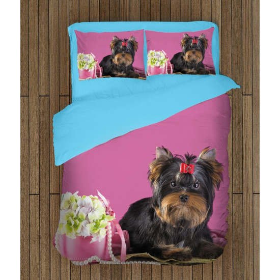 Moderní povlečení - Yorkshiere Terrier Pink