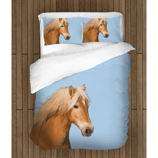 Povlečení se zvířaty - Horse Blue
