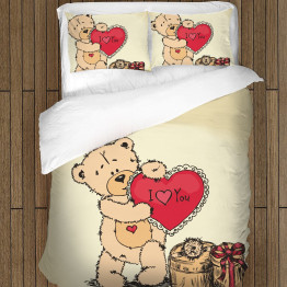 Romantické povlečení - Teddy Bear in Love