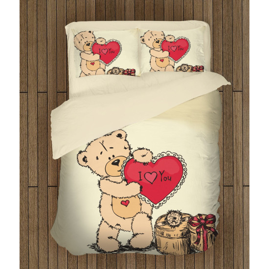 Romantické povlečení - Teddy Bear in Love