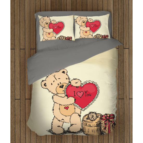 Romantické povlečení - Teddy Bear in Love