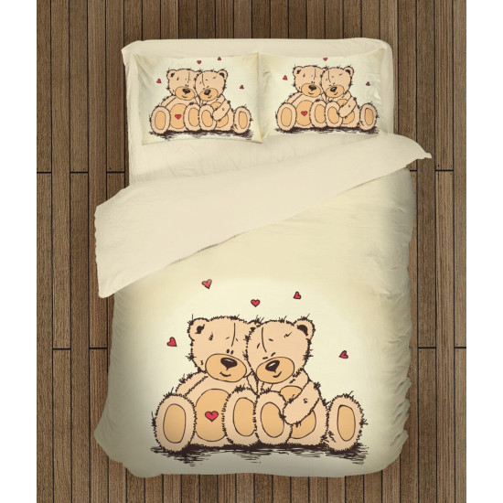 Romantické povlečení - Bears in Love