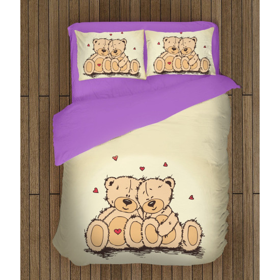 Romantické povlečení - Bears in Love