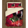 Romantické povlečení - Red Wine
