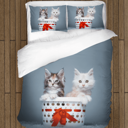 Povlečení kočky - Cats in Basket