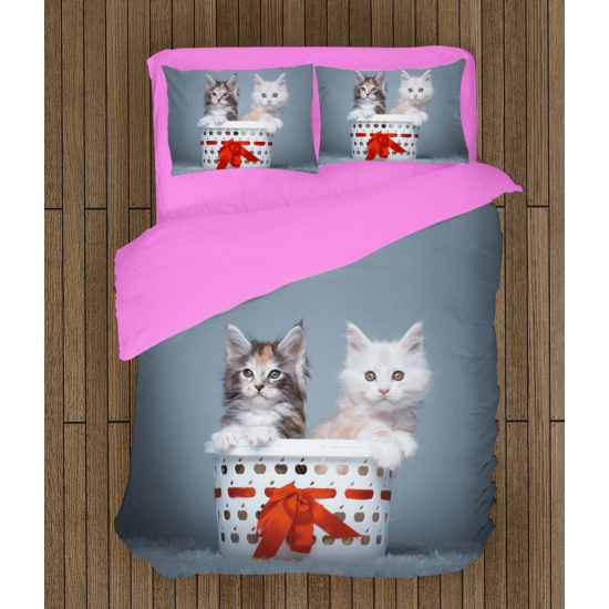 Povlečení kočky - Cats in Basket