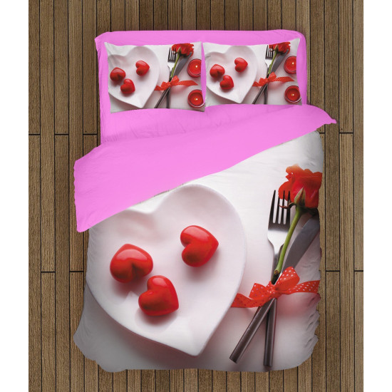 Romantické ložní prádlo - Love for breakfast