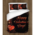 Povlečení pro páry - Happy Valentine Day Black