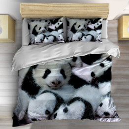 Povlečení panda - Baby Pandas