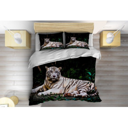 Ložní povlečení - White Tiger in the Forest