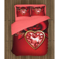 Červené romantické povlečení - Valentine Day