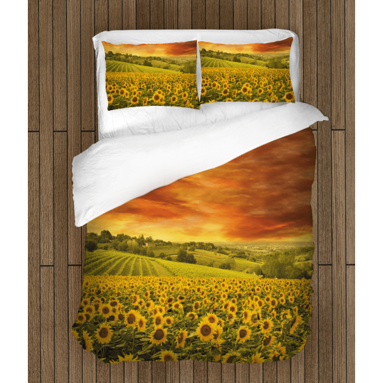 Povlečení na postel slunečnice - Sunflower Field