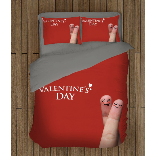 Povlečení na postel - Happy Valentine Day Couple