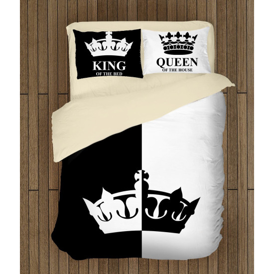 Povlečení na postel pro páry - Queen and King
