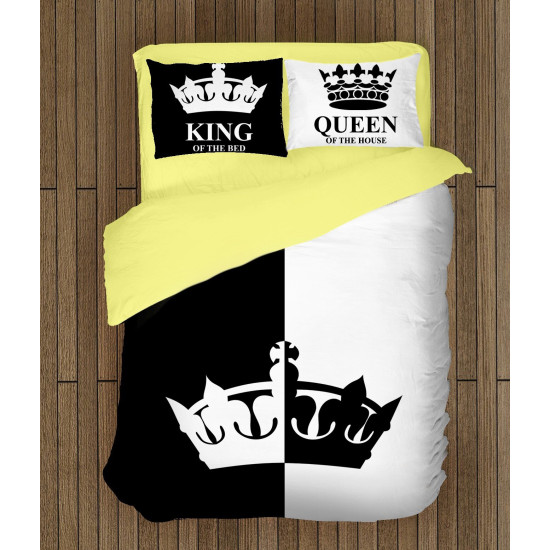 Povlečení na postel pro páry - Queen and King