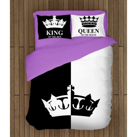 Povlečení na postel pro páry - Queen and King
