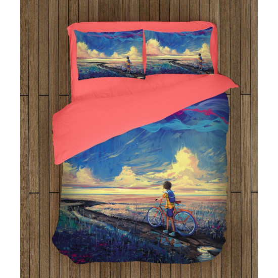 Kvalitex povlečení - Fantasy Bicycle Art