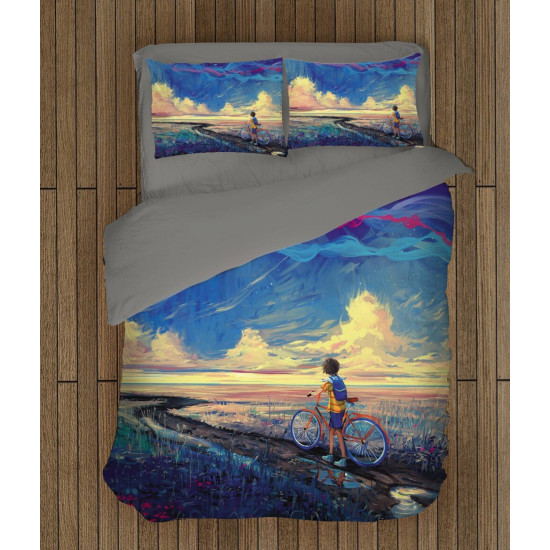 Kvalitex povlečení - Fantasy Bicycle Art