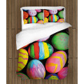 Velikonoční kvalitex povlečení - Colorful Easter Eggs