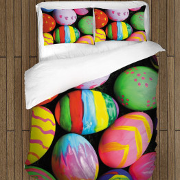 Velikonoční kvalitex povlečení - Colorful Easter Eggs