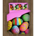 Velikonoční kvalitex povlečení - Colorful Easter Eggs