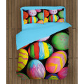 Velikonoční kvalitex povlečení - Colorful Easter Eggs