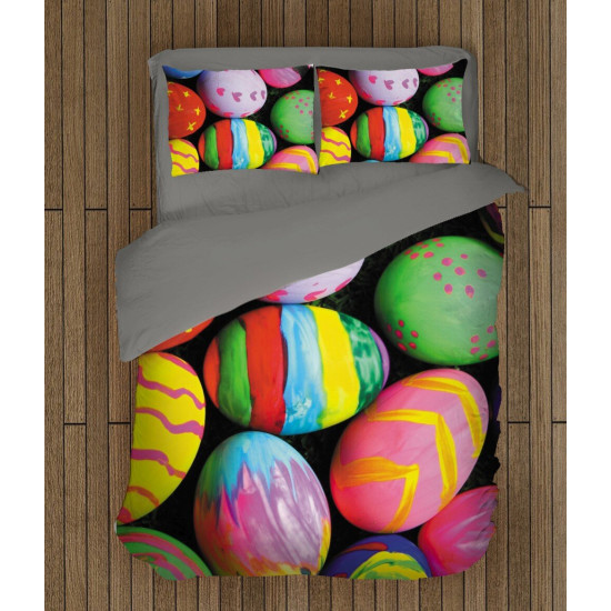 Velikonoční kvalitex povlečení - Colorful Easter Eggs
