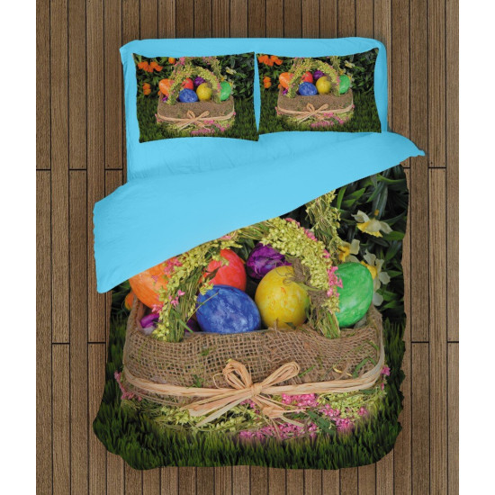 Velikonoční povlečení - Eggs in a Basket
