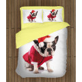 Povlečení vánoční - Christmas French Bulldog
