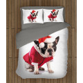 Povlečení vánoční - Christmas French Bulldog