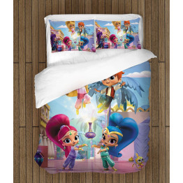 Dětské povlečení Třpytka a Světla - Shimmer and Shine