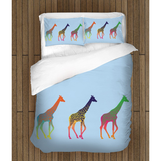 Ložní povlečení - Colorful Giraffes