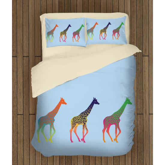 Ložní povlečení - Colorful Giraffes