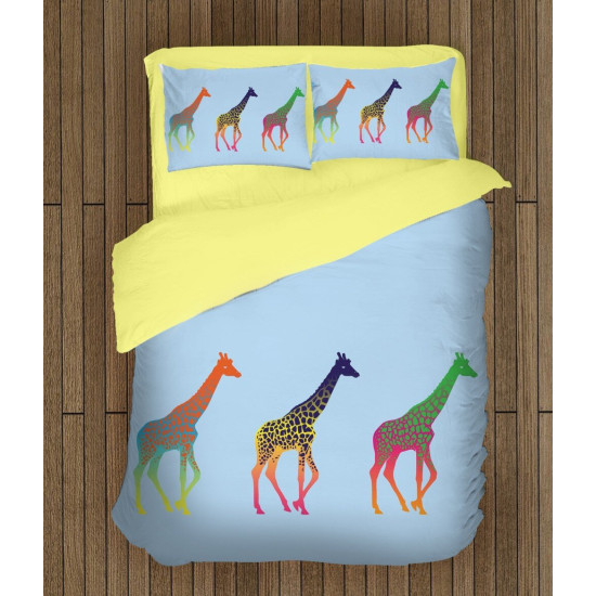 Ložní povlečení - Colorful Giraffes