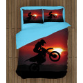 Povlečení motorka - Motorcycle Sunset