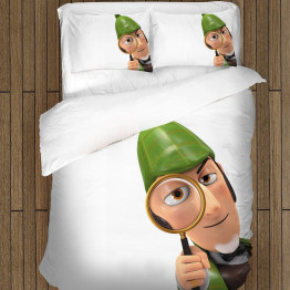 Dětské povlečení - Sherlock Gnomes White